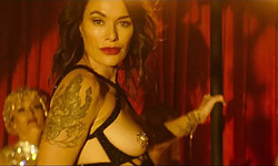 Lena Headey striptease