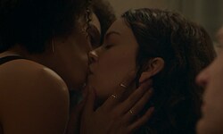 Nathalie Emmanuel kissing