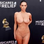 Bianca Censori Exposed Pussy & Big Boobs At Grammy