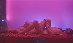 Shaen Barletta Alexia Cozzi Nude Lesbian Sex In Blue